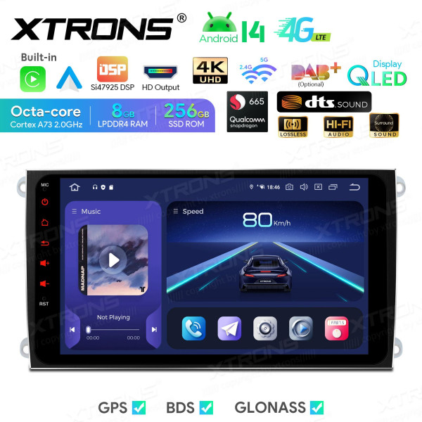 Xtrons | IQ94CYPP | Porsche Cayenne | Android 14 | Snapdragon | 8 GB RAM | 256 GB | 9"