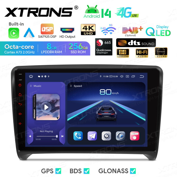 Xtrons | IQP94TTAP | Android 14 | Snapdragon | 8 GB RAM | 256 GB | 9"