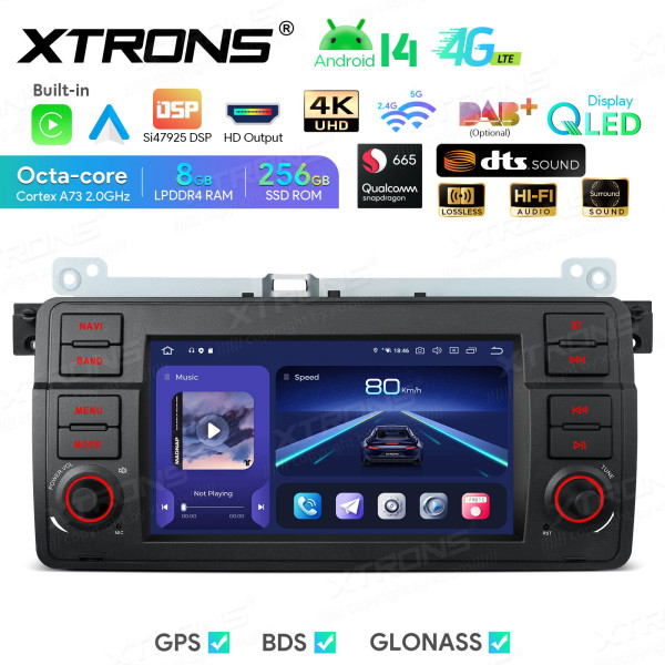 !VORBESTELLNG! Xtrons IQ7446IBUS | BMW | E46 MG ZT | Android 13 | SD 665 | 8GB RAM | 256GB ROM