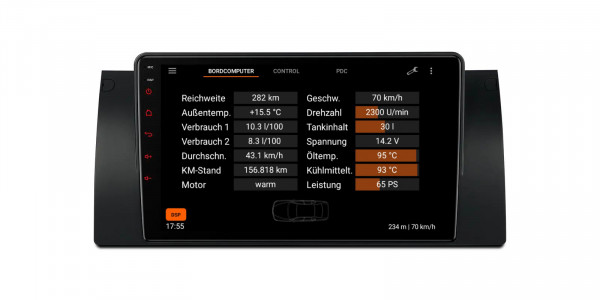 Xtrons IQP9253B | BMW | X5 E53 | Android 12 | Snapdragon 665 | 6GB RAM |128GB ROM