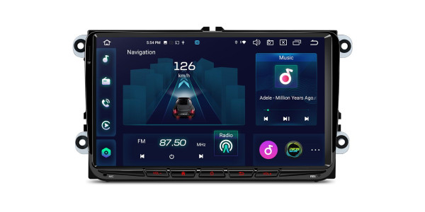 Xtrons Autoradio IX92MTVLS | VW Skoda Seat | 9'' QLED | Android 12 | 8 GB RAM 128 GB ROM