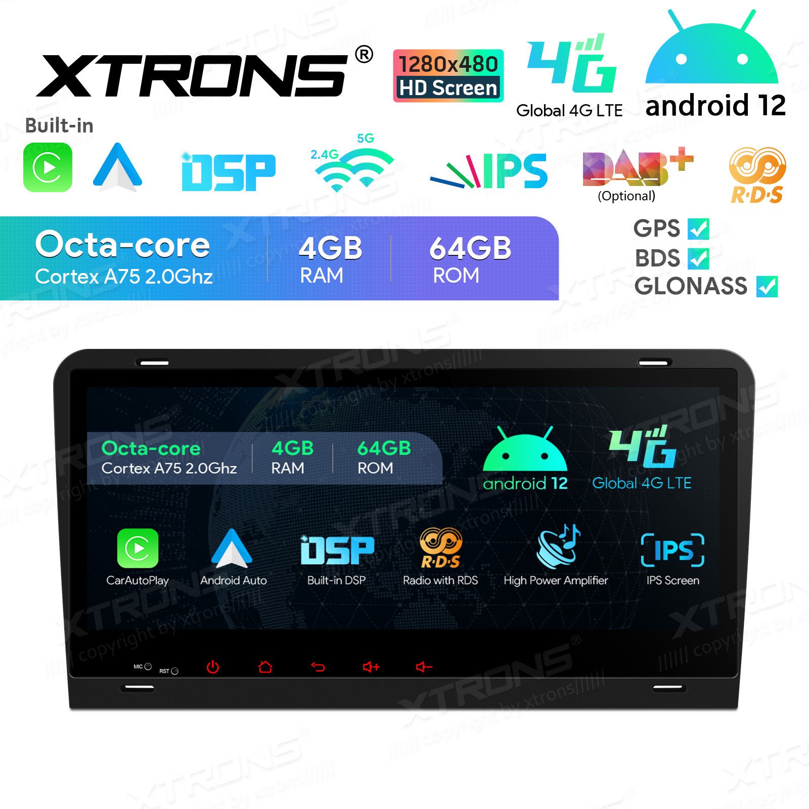 XTRONS ANDROID 10 Autoradio im Audi A3 - Unboxing & Test 