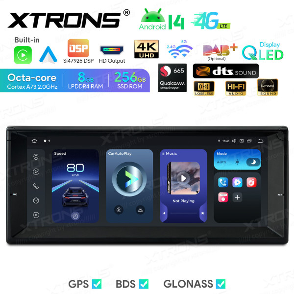 Xtrons IQ1439BH| BMW | E39 E38 | Android 13 | SD 665 | 8GB RAM | 256GB ROM