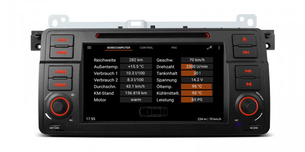 Xtrons PQS7146B | BMW | E46 | 7" | Android 11 | PX6 Hexa Core | 4GB RAM | 64GB ROM