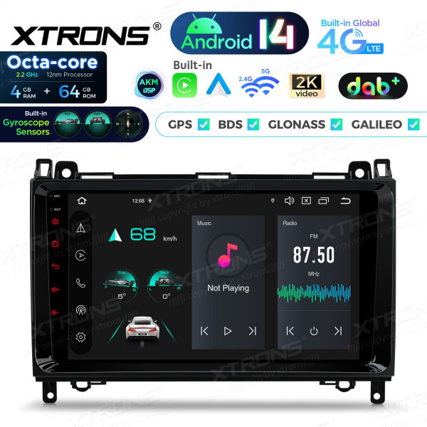Xtrons | PXP94M245GDAB | Android 14 | 4 GB RAM | 64 GB | 9"